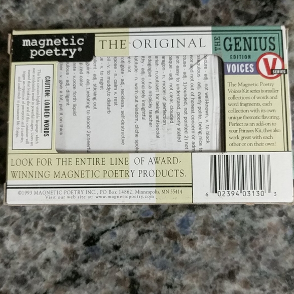 Magnetic poetry kit-Genius edition - Picture 3 of 4
